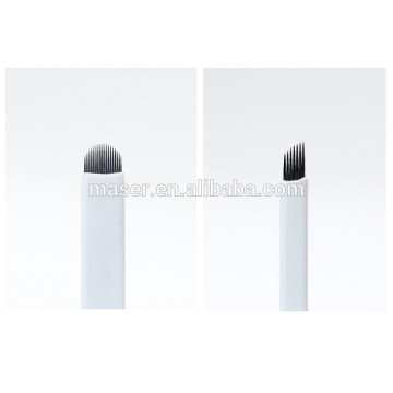 7CF 12CF 14 CF 16CF 14U 18U 21U Einmal-Microblades Augenbrauen Stickerei Microblading Blades